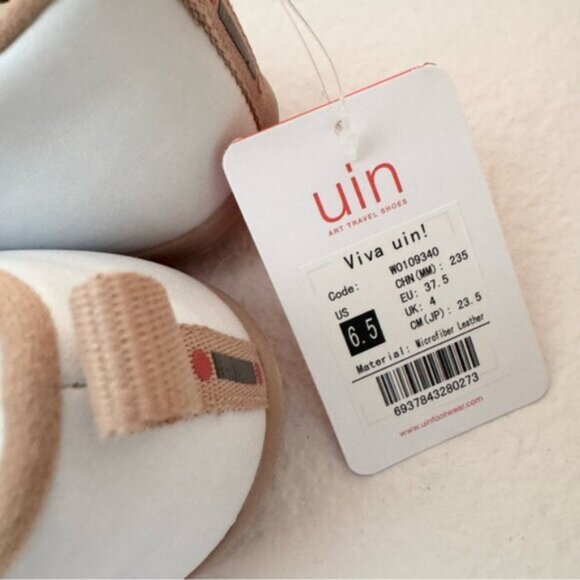 Womens Size 6.5 New UIN Slip On Shoes Loafers Microfiber Leather Upper Viva UIN - Picture 5 of 10